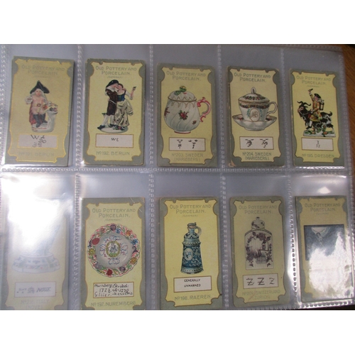 20 - Collection in albums including ranges from Ogdens Guinea Golds and Tab Types including military, peo... 