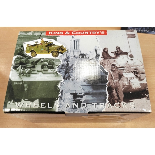 230 - King & Country. D-Day Free French Scout Car No.DD103 mint in excellent box. (½B)