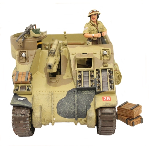 240 - King & Country. WWII Eighth Army M7 Priest (British version) No.EA058 mint in excellent box. (See ph... 