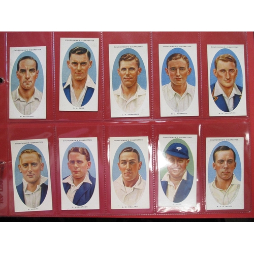 29 - Collection with complete sets including Churchman Cricketers, Mazawette Teas Kings & Queens (35), Og... 