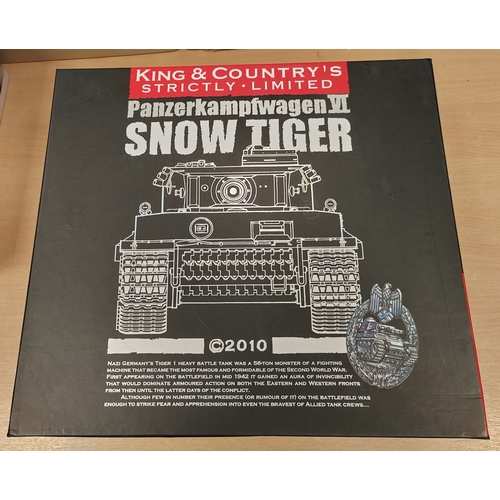 290 - King & Country. Waffen SS Snow Tiger tank 2010 No.WS177 (SL) mint in excellent box mint in very good... 