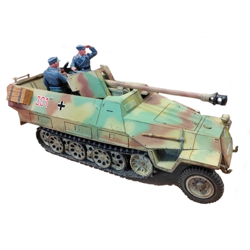 297 - King & Country. Waffen SS SD. KFZ. 251/22 Pakwagen AUSF.D Summer version No.WS131 mint in very good ... 