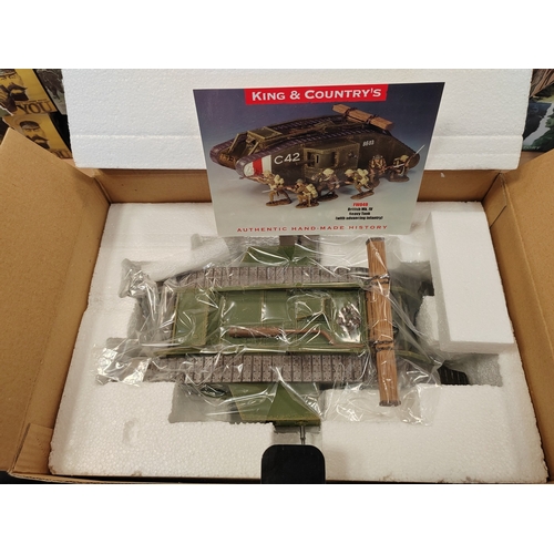 302 - King & Country. WW1 British Mk.IV Heavy Tank No.FW049 mint in excellent box. (See photo) (B)