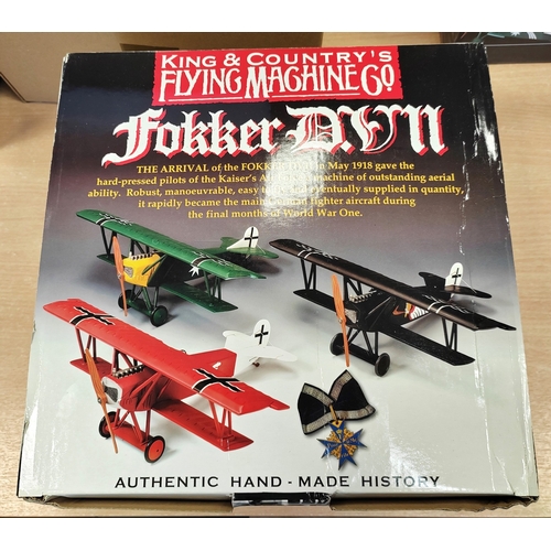 303 - King & Country. WWI Fokker DVII O/LEUT Harald Auffarth Jasta 29 No.FW113 mint in good plus to very g... 