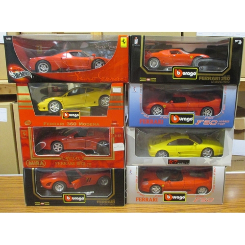 311 - 1990s onwards collection of mostly 1:18 and 1:24 scale cars, generally good to excellent in good to ... 