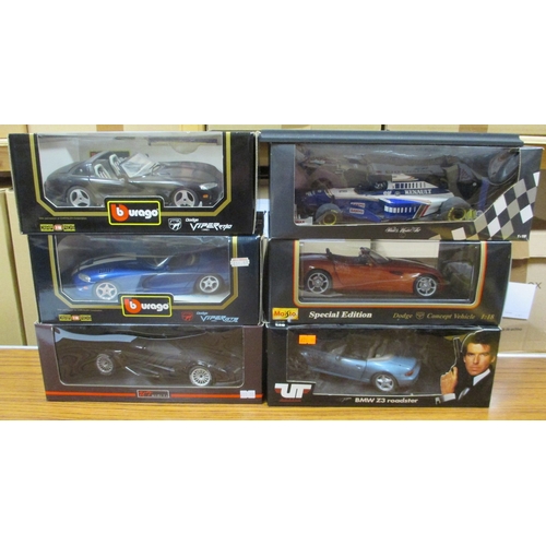 311 - 1990s onwards collection of mostly 1:18 and 1:24 scale cars, generally good to excellent in good to ... 