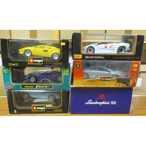 311 - 1990s onwards collection of mostly 1:18 and 1:24 scale cars, generally good to excellent in good to ... 