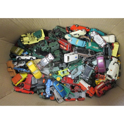 313 - Earlier collection of unboxed cars, commercials etc, generally good to good plus including Corgi, Di... 