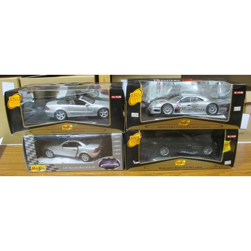 314 - 1990s onwards collection of mostly 1:18 and 1:24 scale cars, generally good to excellent in good to ... 