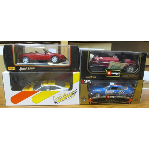 314 - 1990s onwards collection of mostly 1:18 and 1:24 scale cars, generally good to excellent in good to ... 