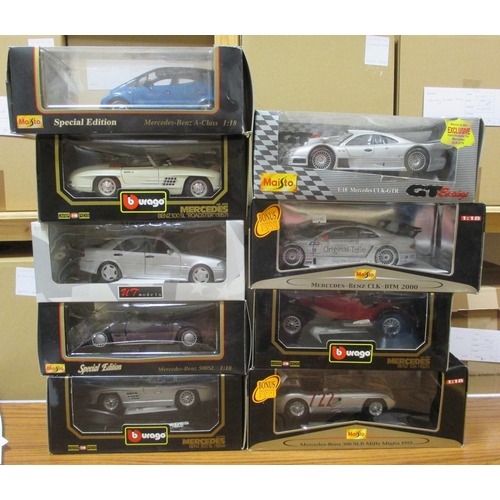 314 - 1990s onwards collection of mostly 1:18 and 1:24 scale cars, generally good to excellent in good to ... 