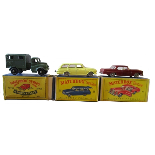 318A - Collection generally good to excellent in good to excellent boxes with Matchbox A2 Car Transporter, ... 