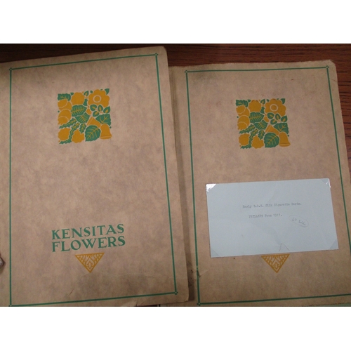 34 - Collection of silks in plastic sleeves, wallets and picture frames including Kensitas paper albums p... 