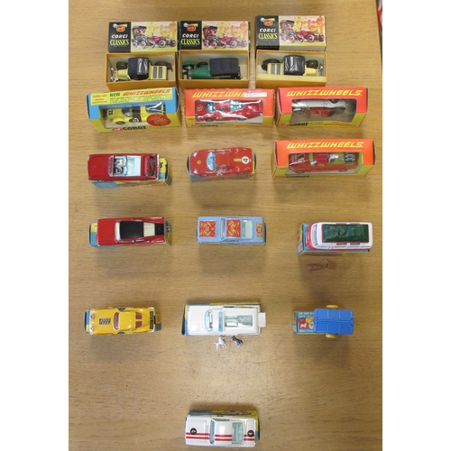 377 - Corgi. Collection of mostly cars, generally good plus to excellent in good to good plus boxes includ... 