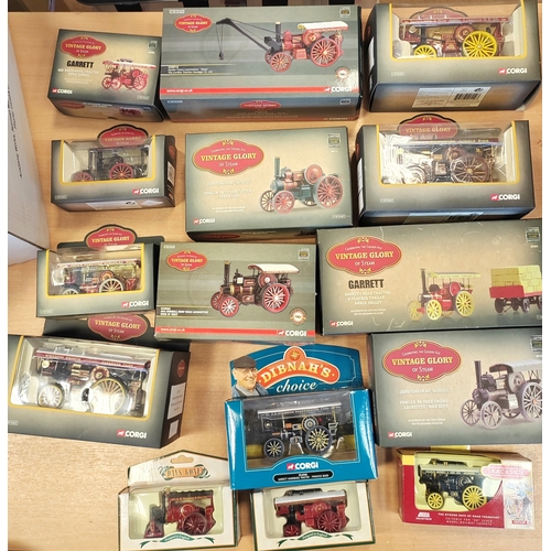 380 - Corgi. Collection of Vintage Glory of Steam including multiple limited editions generally mint with ... 