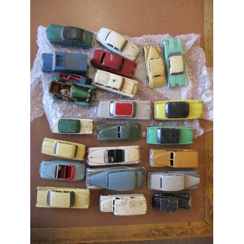 414 - Dinky. 1940s-60s unboxed accumulation playworn to good, some crude re-paints including No.660 Tank T... 