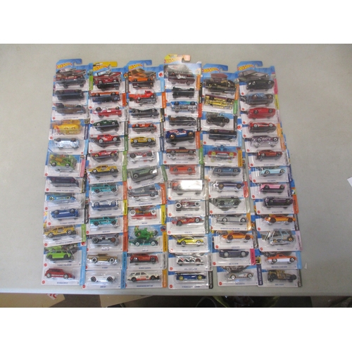 431 - Hot Wheels. Collection of cars, vans, etc, generally near mint to mint in excellent to near mint bub... 