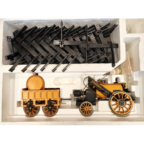 474 - Hornby. Stephenson's Rocket 3½ live steam train set G100-9140 00-523 very good to excellent conditio... 