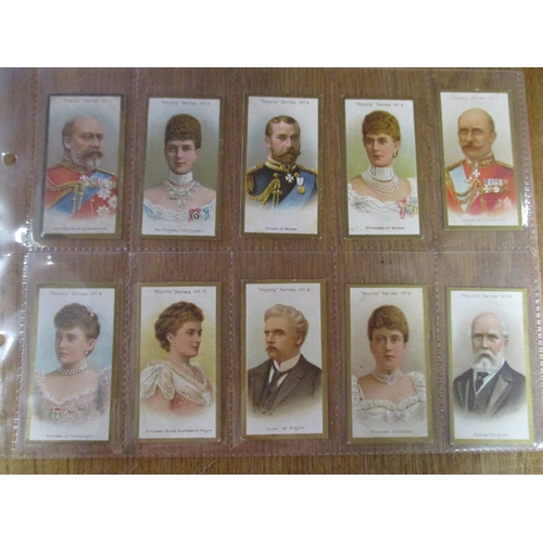55 - Taddy. Complete set in plastic sleeves Royalty Series generally good. Cat. £500. (See photo) (R)