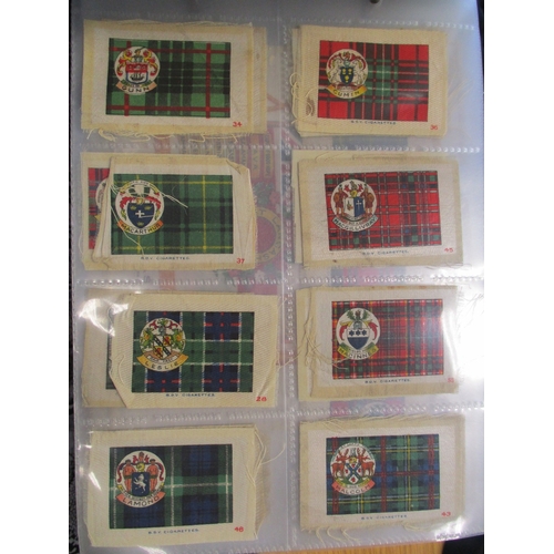 6 - Collection in albums including ranges from Gallaher Regimental Colours (28), The South African Serie... 