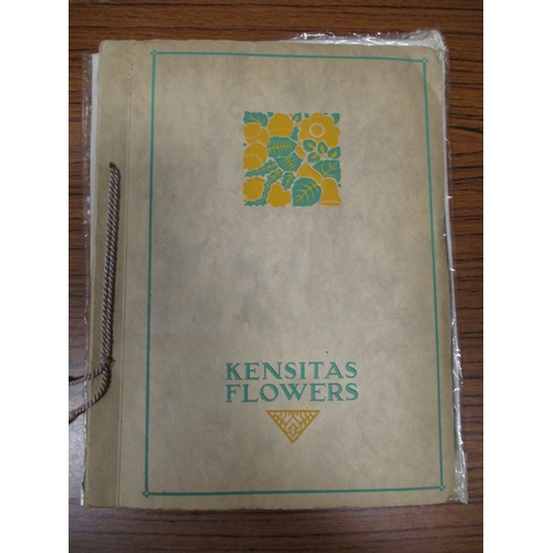 60 - Wix. Collection of Kensitas flowers paper slot in folders including standard size plain (60), printe... 