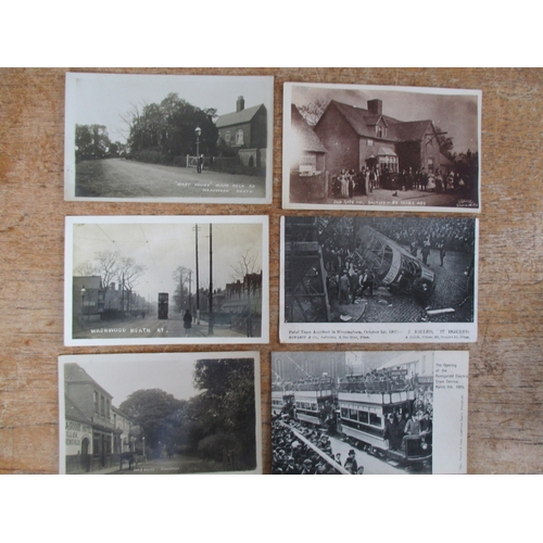 64 - Misc. coln. In 5 old albums with plenty of better cards throughout with RPs noted. Claverdon Post Of... 