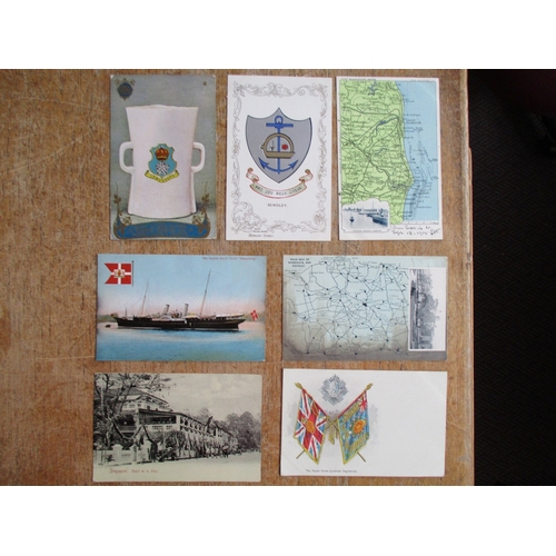 70 - Misc. coln. of loose cards in good cond. Overseas incl. Australia, South America, Spain and Canaries... 