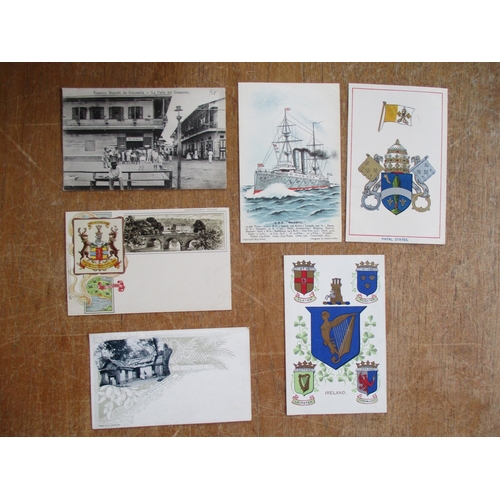 70 - Misc. coln. of loose cards in good cond. Overseas incl. Australia, South America, Spain and Canaries... 