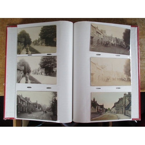 72 - Misc. coln. in modern albums. Range of Aylesbury, Whitchurch, Hardwick, Benson and area incl. RPs. A... 