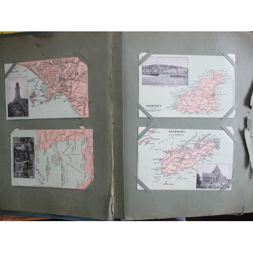 73 - Misc. coln. In 2 old albums and few loose. Mainly earlier ptd topo. West Wycombe, Luton, Caversham, ... 