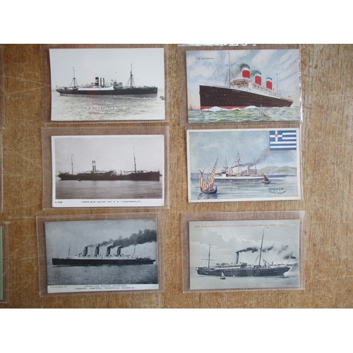 94 - Shipping. Naval coln. incl Life in the Navy (approx.100), RP battleships and artist drawn. Crews in ... 