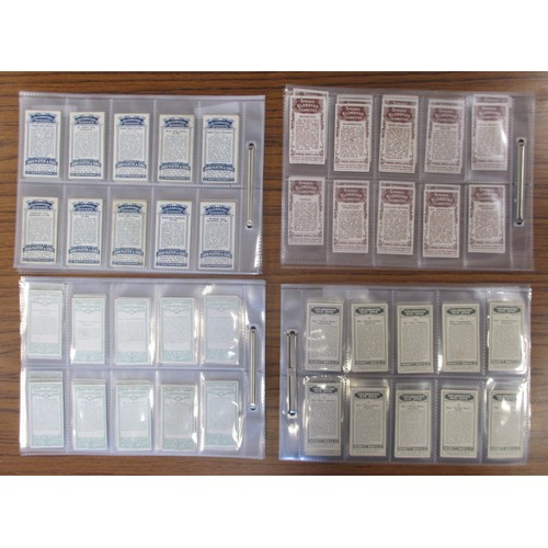 36 - Collection in plastic sleeves with complete sets including Edwards Ringer & Bigg Dogs Series (Klondy... 