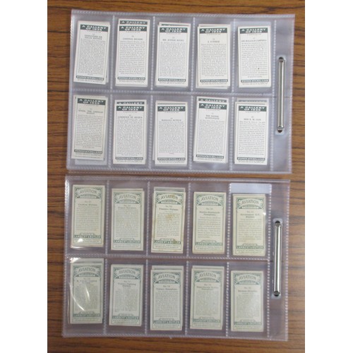 36 - Collection in plastic sleeves with complete sets including Edwards Ringer & Bigg Dogs Series (Klondy... 