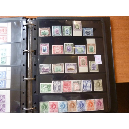 1 - BC mainly M coln in 1 Lighthouse album, incl Australia 1946-7 BCOF (Japan) set in blocks of 4, Falkl... 