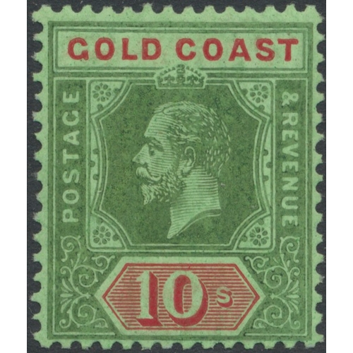 171 - Gold Coast 1913-21 set M. (SG 71-84) Cat £275. (See photo) (S)