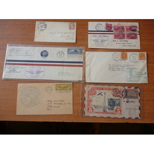 250 - United States of America. Interesting early to 1940s covers coln, incl 1859 paid cover, 1890-1 New Y... 