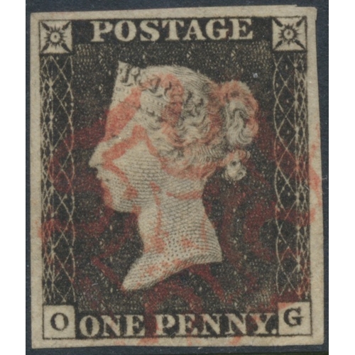 254 - A mint and used fairly complete QV-QEII coln in boxed SG album incl 1840 1d black ‘OG’ with good to ... 