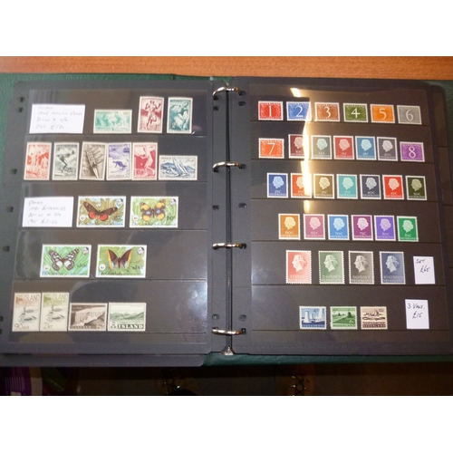 43 - World misc, early to modern, M/U coln in albums and stockbooks. With BC incl Fiji  1969-70 set UM, G... 