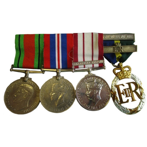 2 - Bloodworth family groups with:
1. WW1 copy BWM and Victory Medal named to Tpr H.W. Bloodworth H 3, W... 