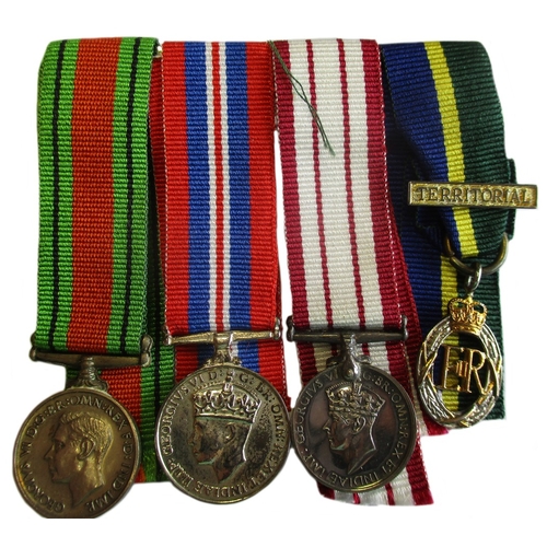 2 - Bloodworth family groups with:
1. WW1 copy BWM and Victory Medal named to Tpr H.W. Bloodworth H 3, W... 