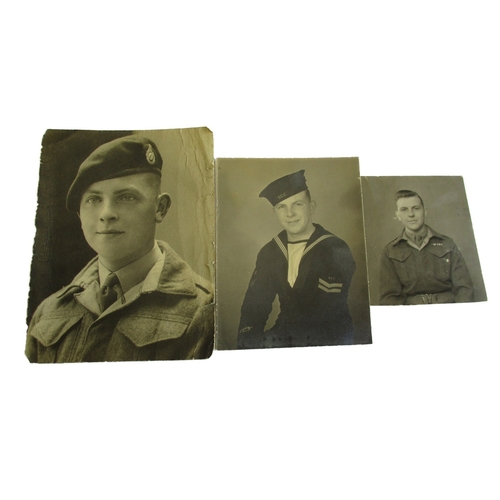 2 - Bloodworth family groups with:
1. WW1 copy BWM and Victory Medal named to Tpr H.W. Bloodworth H 3, W... 