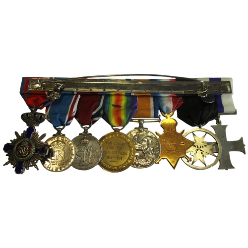 40 - 1944 Most Excellent Order of the British Empire Commander's neck badge (CBE) (Civil), WW1 Military C... 