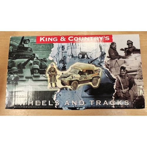 162 - King & Country. Battle of the Bulge Series Schwimmwagon (winter) No.BBG015 1/30. (See photo) (T)