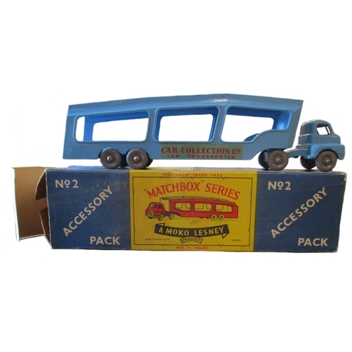 171 - Collection generally good to excellent in good to excellent boxes with Matchbox A2 Car Transporter, ... 