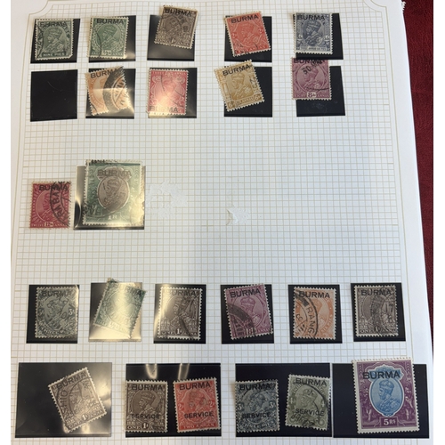 65 - KEVII-KGVI M/U coln in 3 albums, incl South Africa, Burma, Norfolk Island, Niue, Tokelau, Basutoland... 