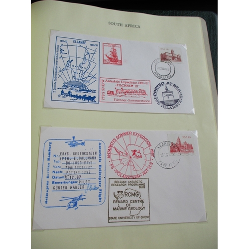 7 - BC, QEII FU coln in Lighthouse album with pages covering St. Helena -South Africa. With 31 defins se... 