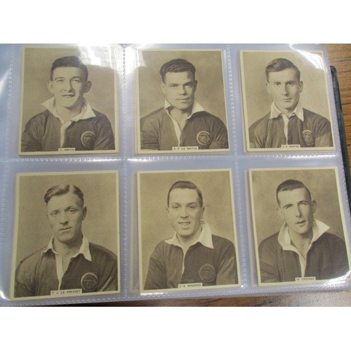 1 - Collection in albums, stock books and in sleeves including BAT Guernsey Footballers set, Chix Footba... 