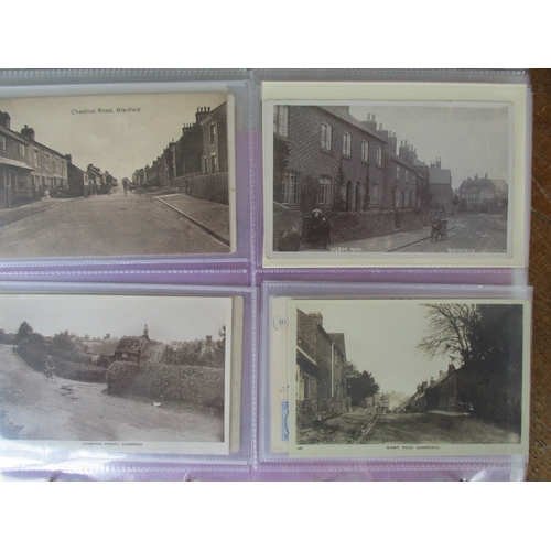 100 - Leicestershire. Coln. in modern albums. Leicester city views (in 2 albums) incl. Market Place, stati... 