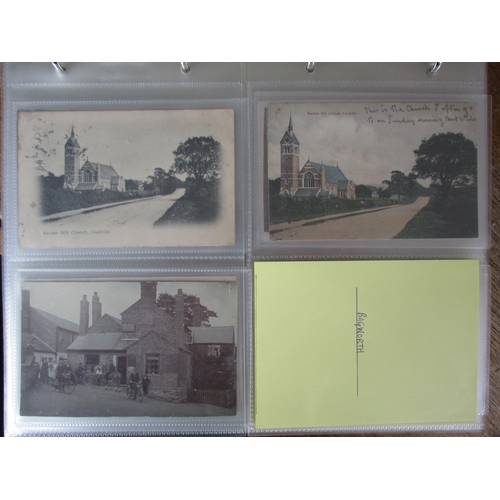 100 - Leicestershire. Coln. in modern albums. Leicester city views (in 2 albums) incl. Market Place, stati... 