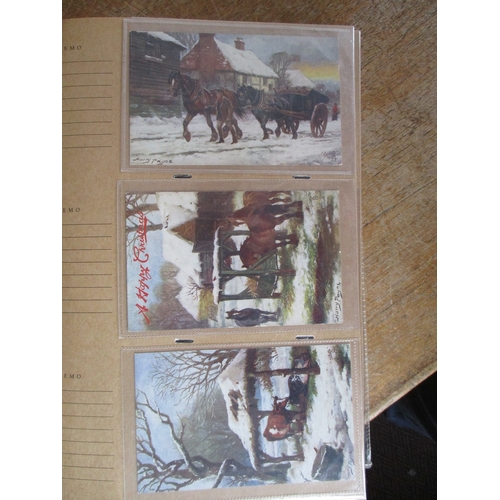 105 - Artists. Harry Payne. Modern album of rural scenes incl. horses, cattle, haymaking, farmyard scenes ... 